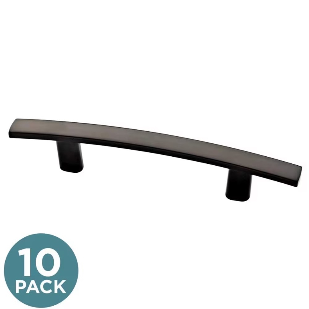 Liberty Essentials 3 in. Oil Rubbed Bronze Cabinet Drawer Bar Pull (10-Pack)